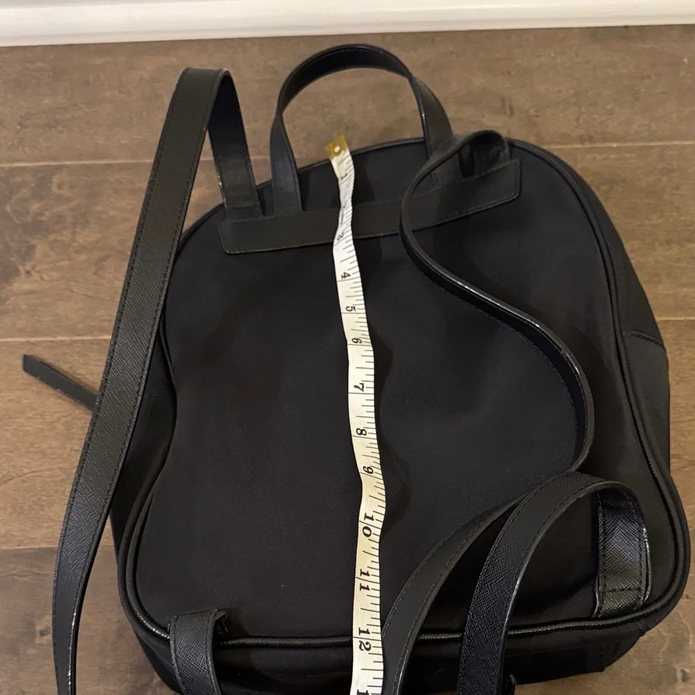 Kate Spade Black Nylon Mini Backpack Gold Hardware Small Travel Bag